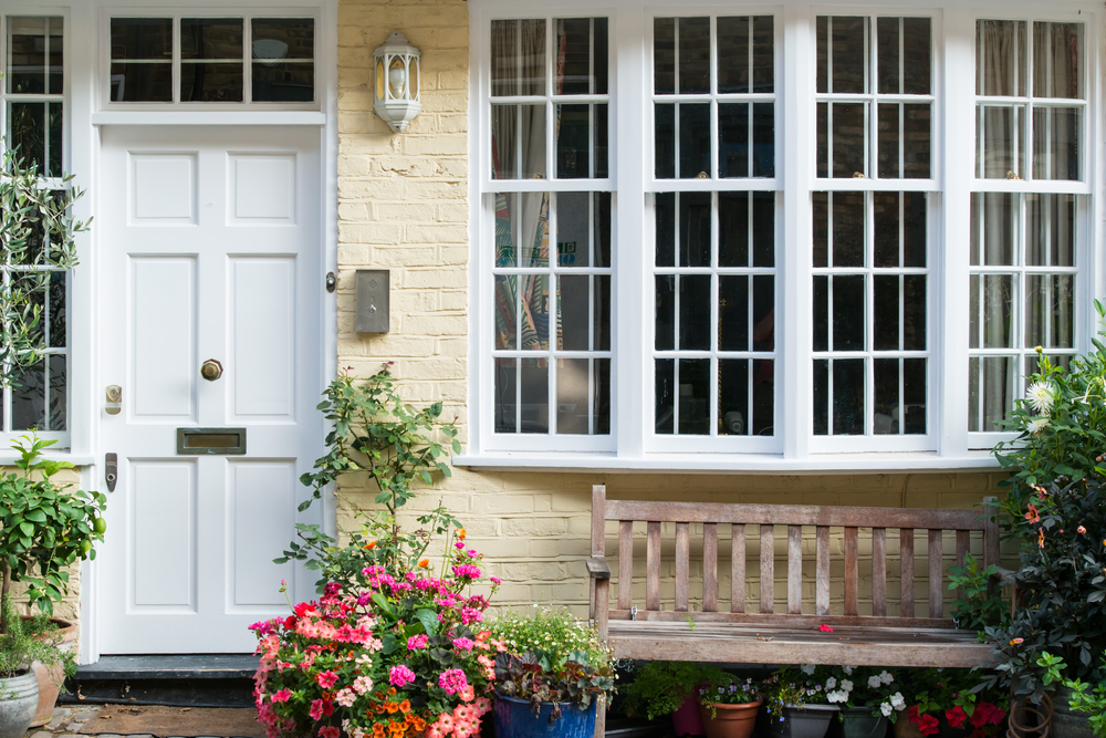 Front exterior of an English house